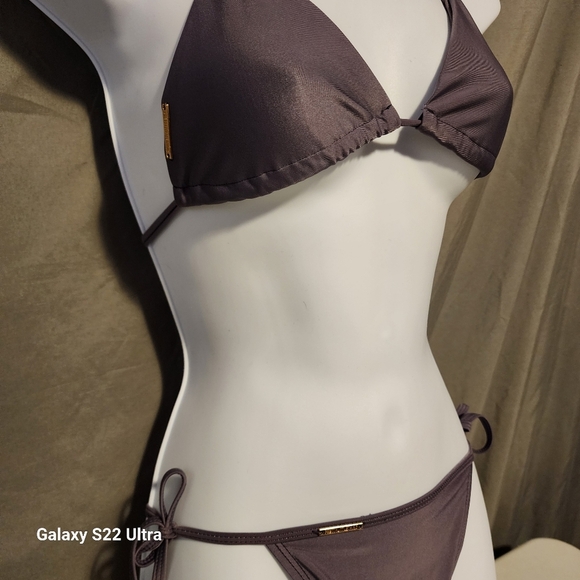 PrettyLittleThing Other - PrettyLittleThing Purple and Gold Bikini Set